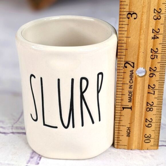 Rae Dunn SLURP Ceramic Espresso Mug - (See also DRINK, GULP & SIP Mugs) - Picture 5 of 6